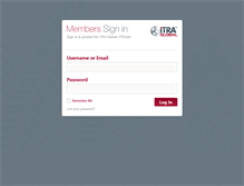 Tablet Screenshot of itranet.itraglobal.com